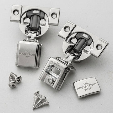 Compact Soft-Close Face Frame Cabinet Hinges â€“ 110Â°, Pair