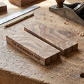 Figured Claro Walnut Knife Scales â€“ Bookmatched Pair