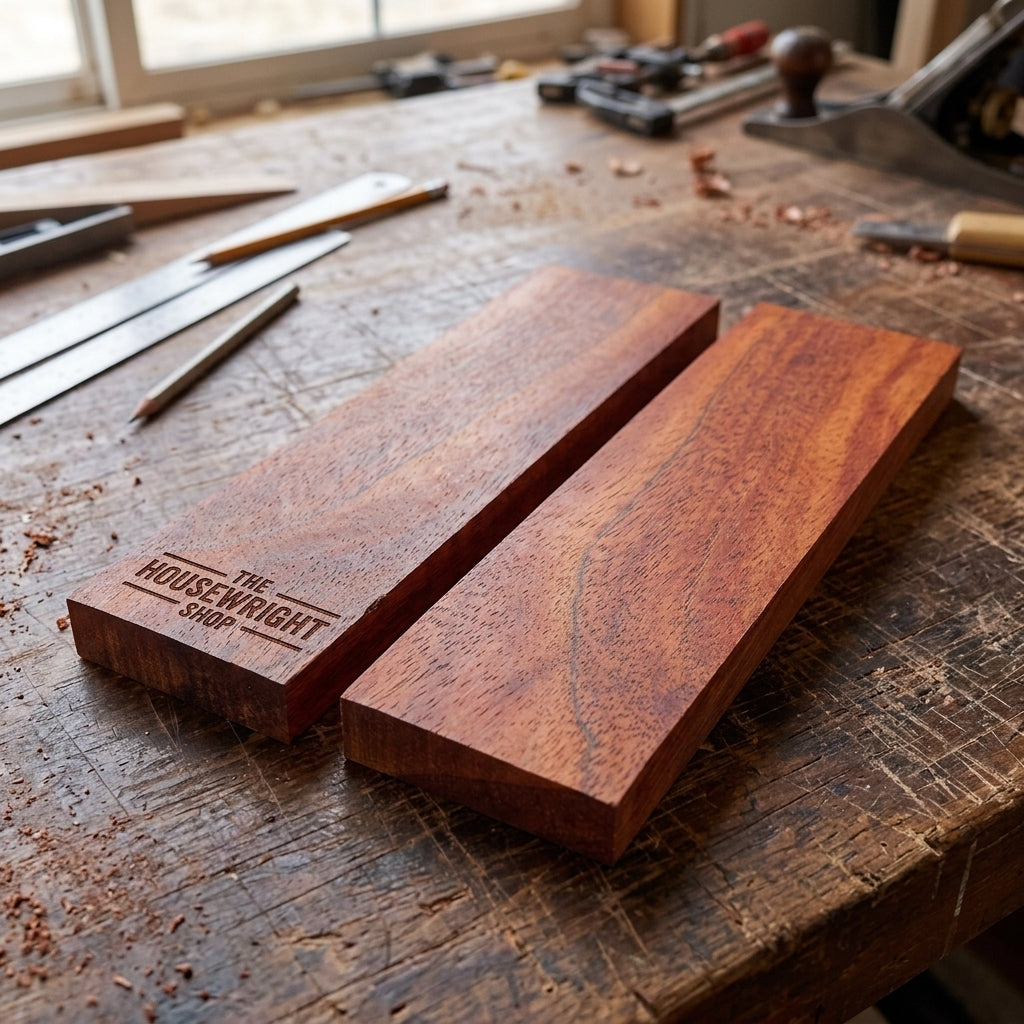 Hawaiian Koa Knife Scales â€“ Bookmatched Pair