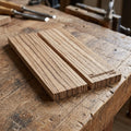 Quarter-Sawn Zebrawood Knife Scales â€“ Bookmatched Pair