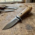 Quarter-Sawn Zebrawood Knife Scales â€“ Bookmatched Pair