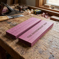 Quarter-Sawn Zebrawood Knife Scales â€“ Bookmatched Pair
