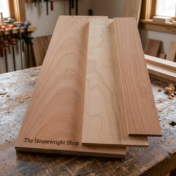 Black Cherry Hardwood Board â€“ 1/4" Thin Stock, S4S