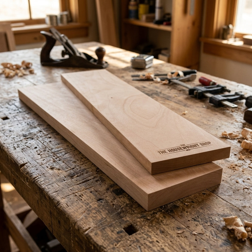 Black Cherry Hardwood Board â€“ 1/4" Thin Stock, S4S
