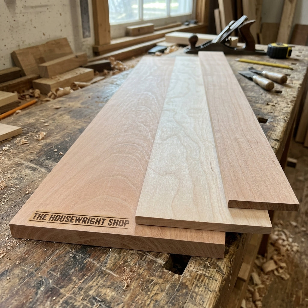 Black Cherry Hardwood Board â€“ 3/4" Thick, S4S
