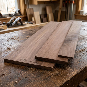 Black Walnut Hardwood Board â€“ 1/4" Thin Stock, S4S